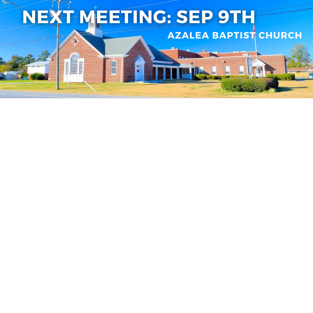 Next Meeting Sept 9